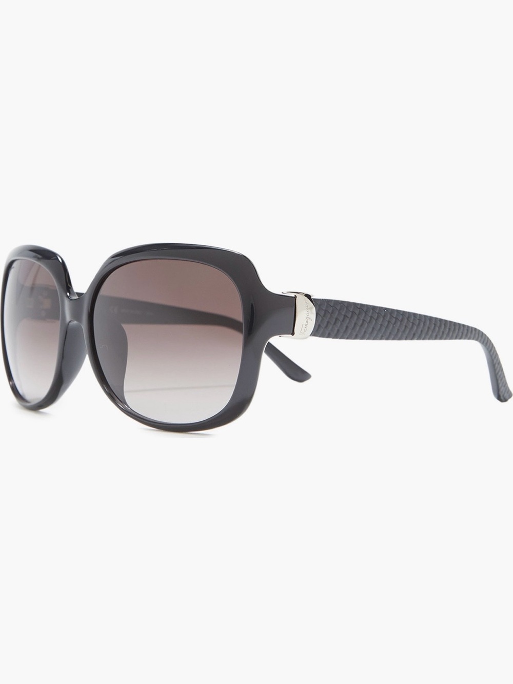 Salvatore Ferragamo Black Women's Oversized Sunglasses (case included)